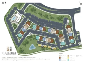 The Reserve at Winchester Apartment Community Site Map
